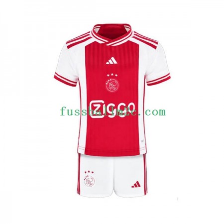 Fußballtrikots Ajax Amsterdam Kinder Heim Trikotsatz 2023-2024